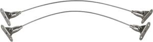 Mount-It Furniture Anchors for Baby Proofing, Steel Cable, 2 Pack | 220 lb Anti Tip Wall Anchors, Adjustable, Hardware I