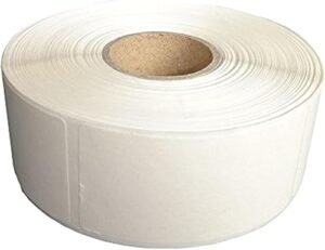 LLIKED 500 Pcs Blank White 1 x 2 Inch Dissolvable Labels | Suitable for storage containers, boxes and inventory; writes 