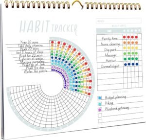Lamare Habit Tracker Calendar 2026 – Premium Daily Habit Tracker Journal | Goal Board, Workout Motivation & Productivity
